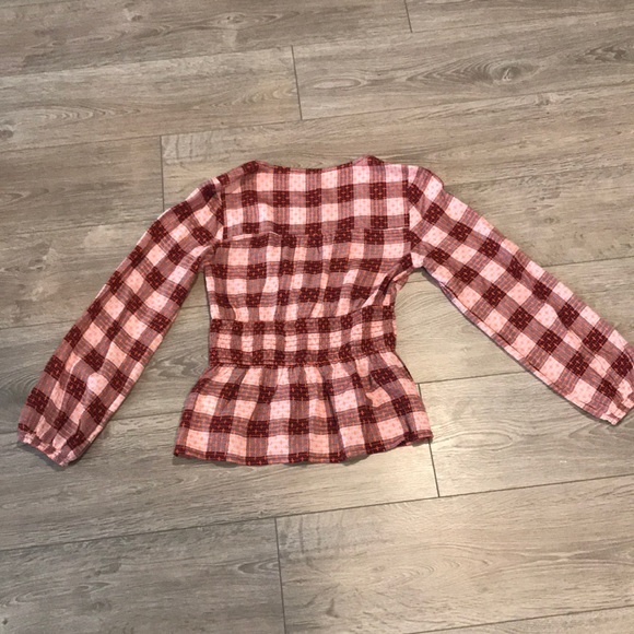 Anthropologie Plaid Top - Picture 7 of 10